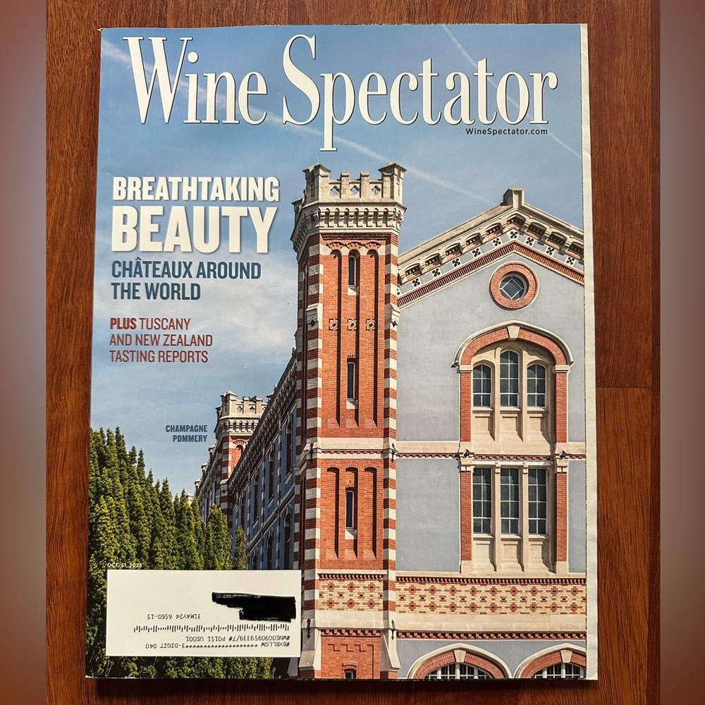 Wine Spectator Magazine - October 31, 2023